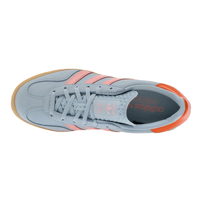 adidas Gazelle Indoor Wonder Blue Solar Orange Gum (W) Oben