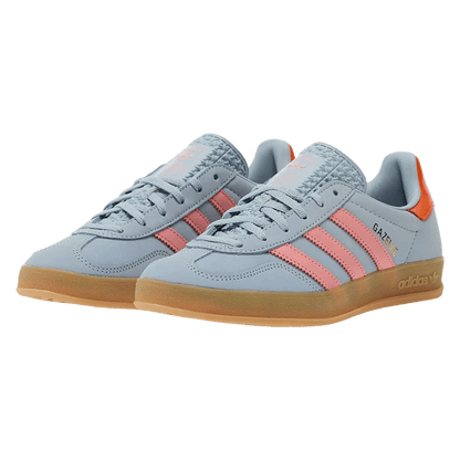 adidas Gazelle Indoor Wonder Blue Solar Orange Gum (W) Side