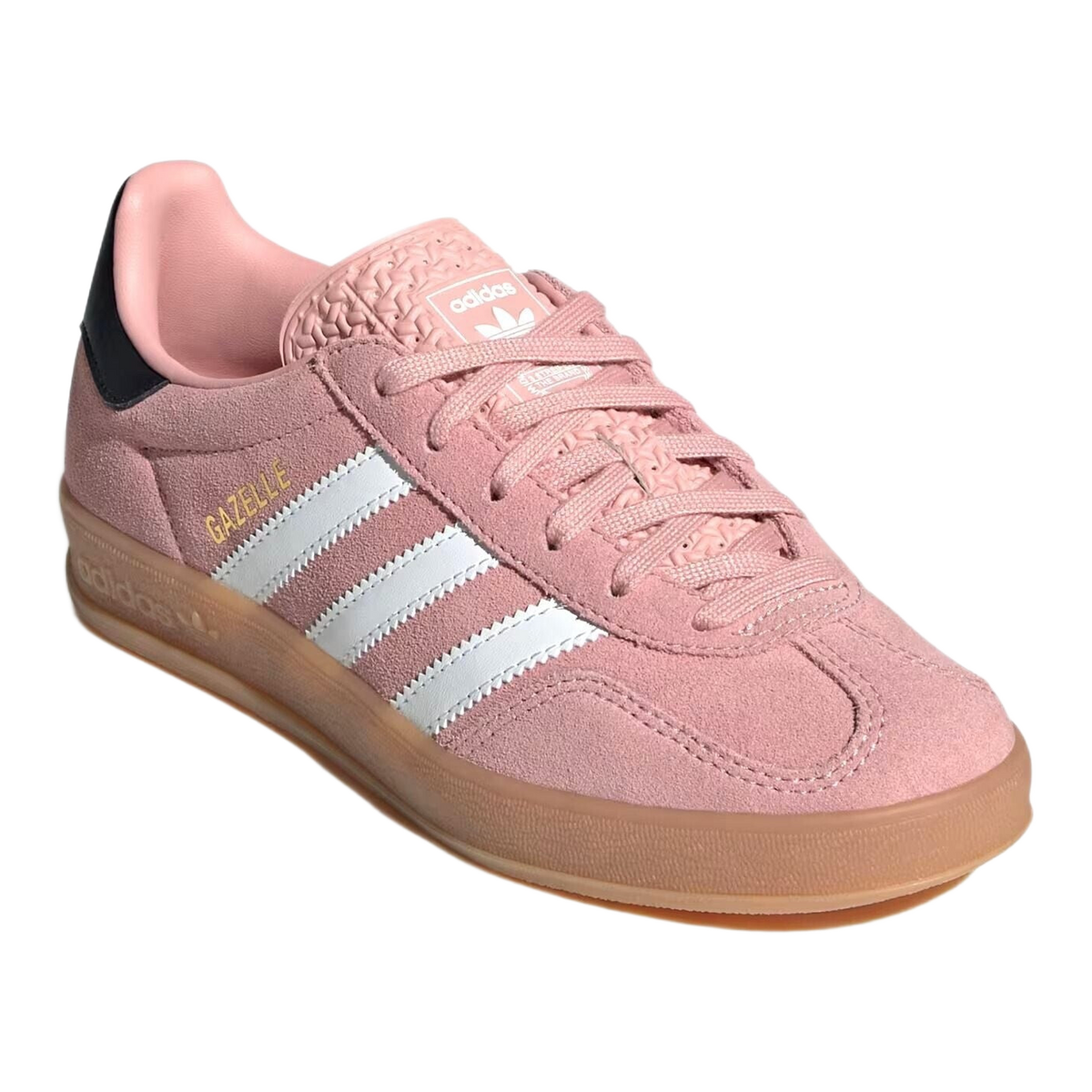 adidas Gazelle Indoor Wonder Mauve Cloud White Core Black (GS) Side JP8763
