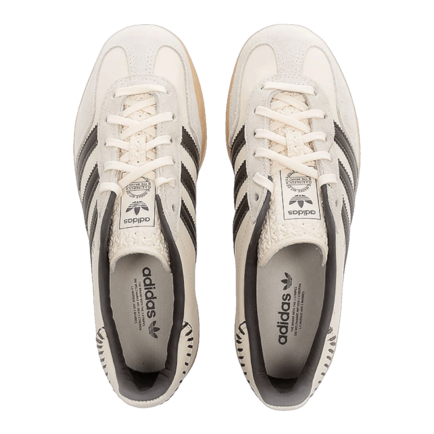 adidas Gazelle Indoor Wonder White Dark Brown Oben JQ1748