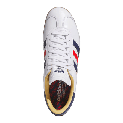 adidas Gazelle Leather Spikeless Golf White Dark Blue Red Oben