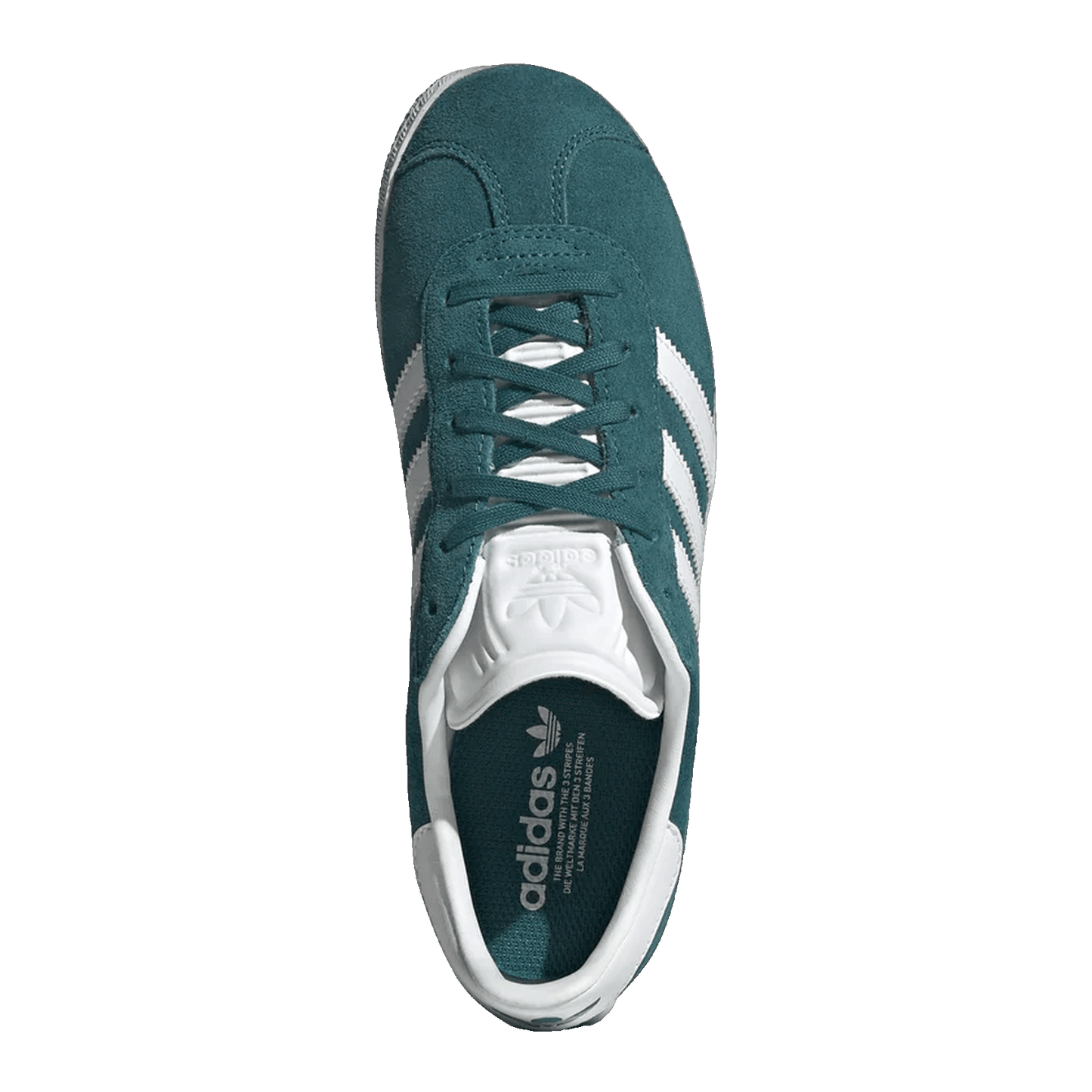 adidas Gazelle Legacy Teal Cloud White Gold Metallic (GS) Oben