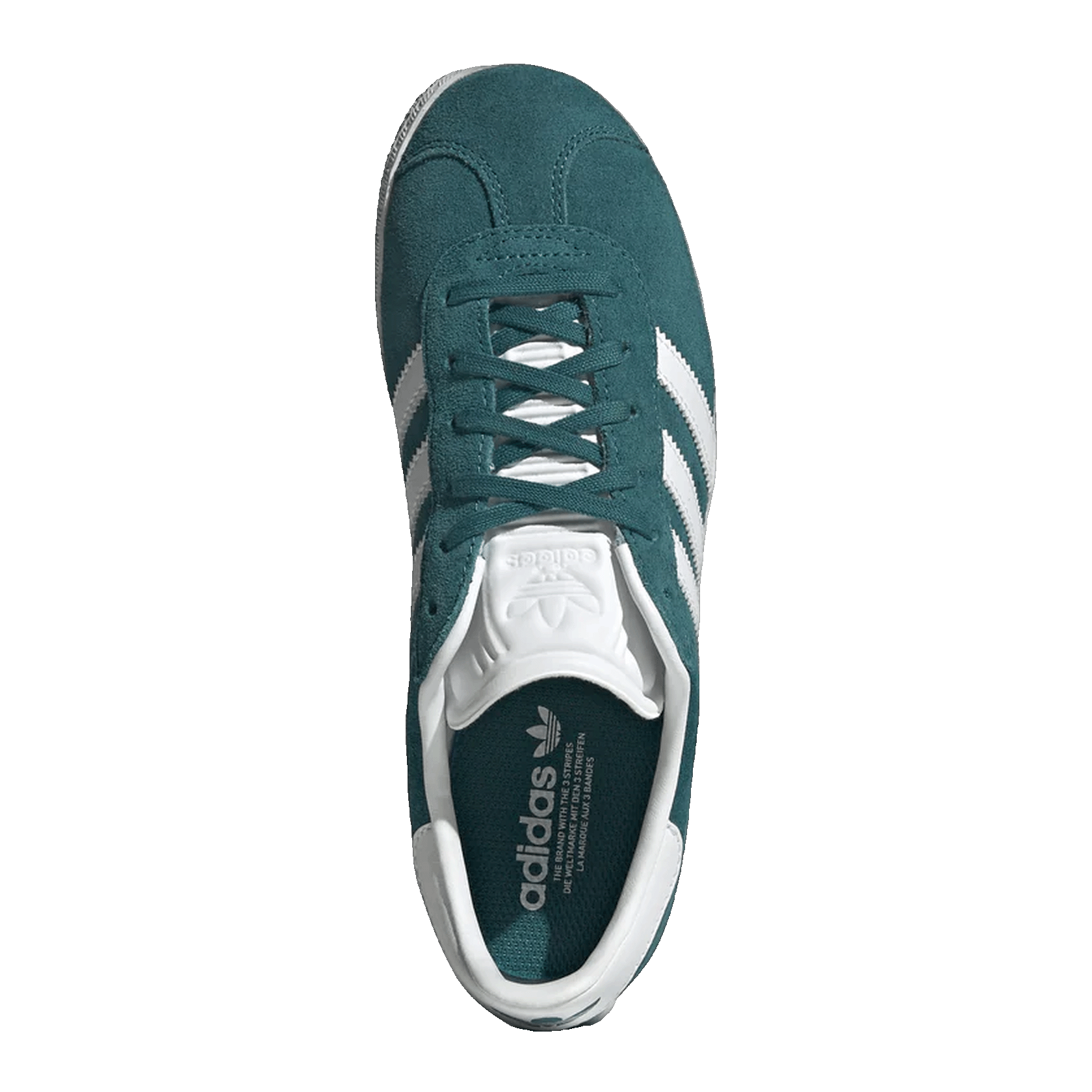 adidas Gazelle Legacy Teal Cloud White Gold Metallic (GS) Oben