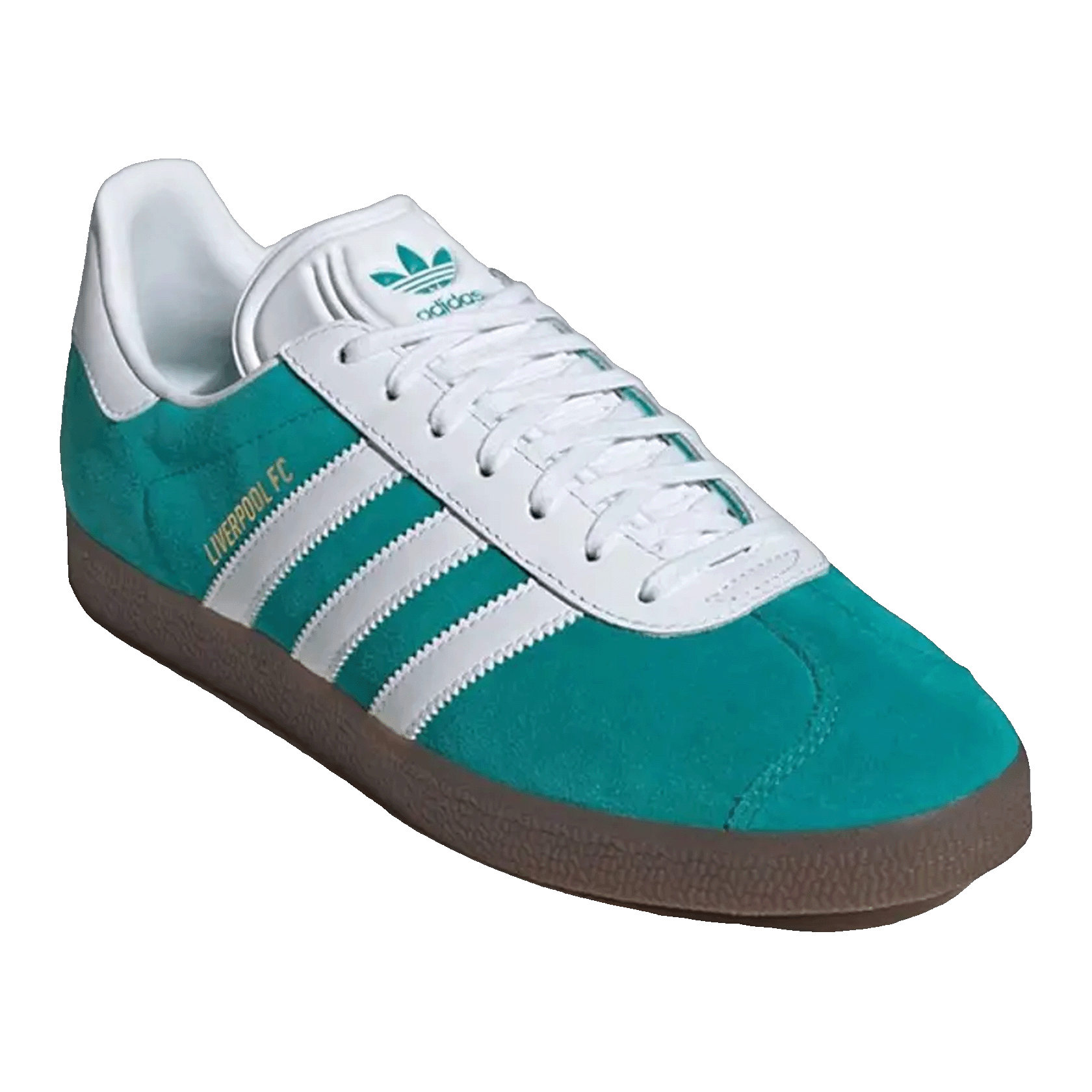 adidas Gazelle Liverpool FC Third Kit Sea Green Side