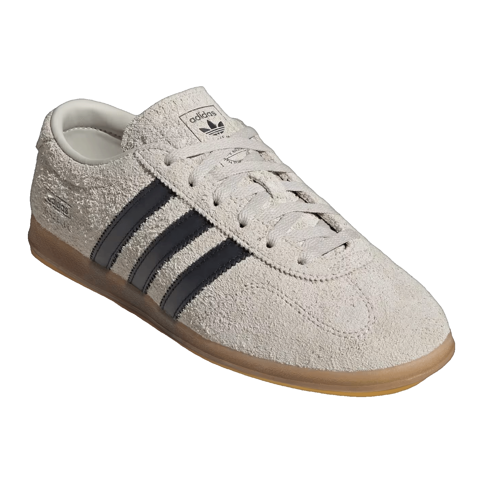 adidas Gazelle Lo Pro Alumina Black Gum (W) Side JS2660