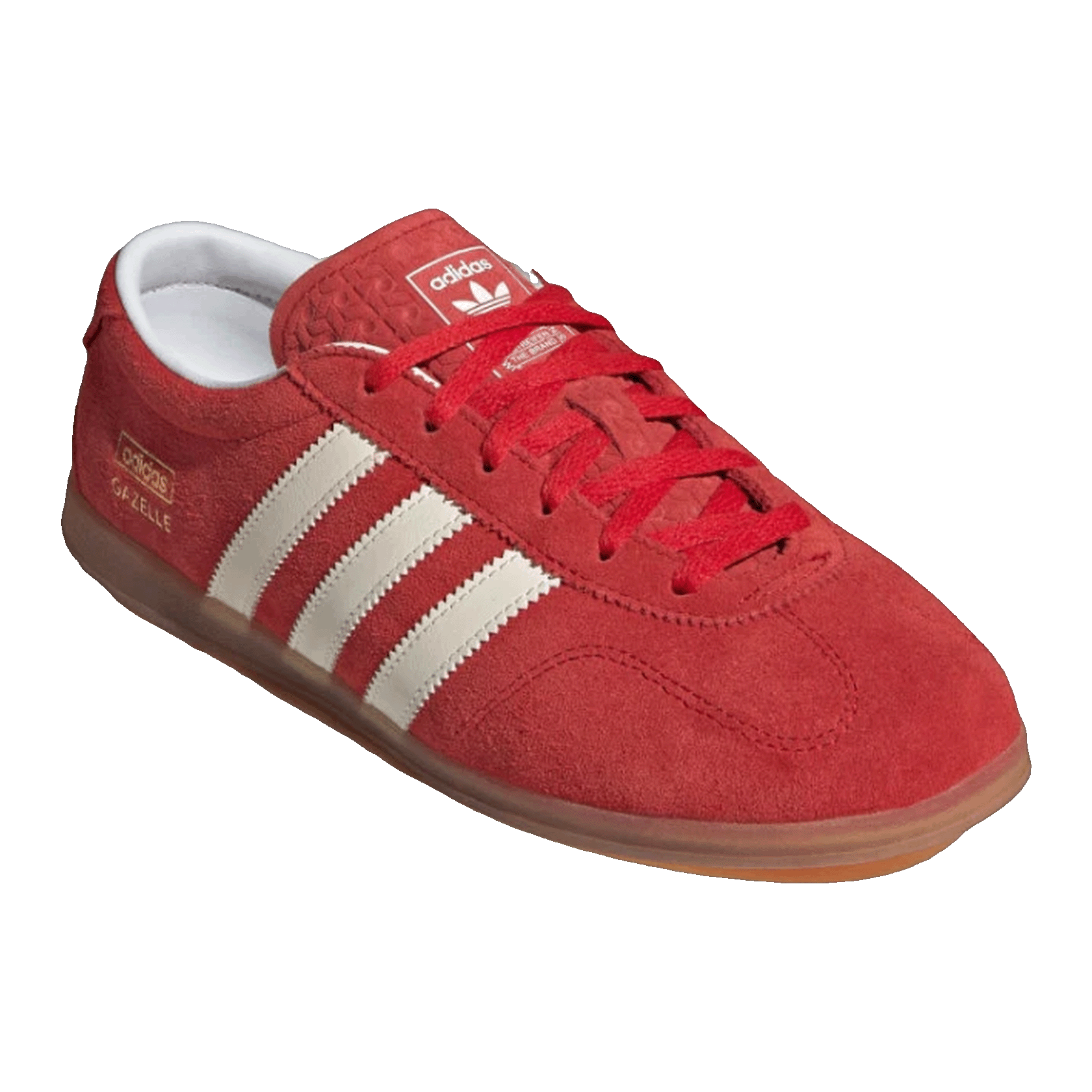 adidas Gazelle Lo Pro Better Scarlet Cloud White Gum Side JR5744