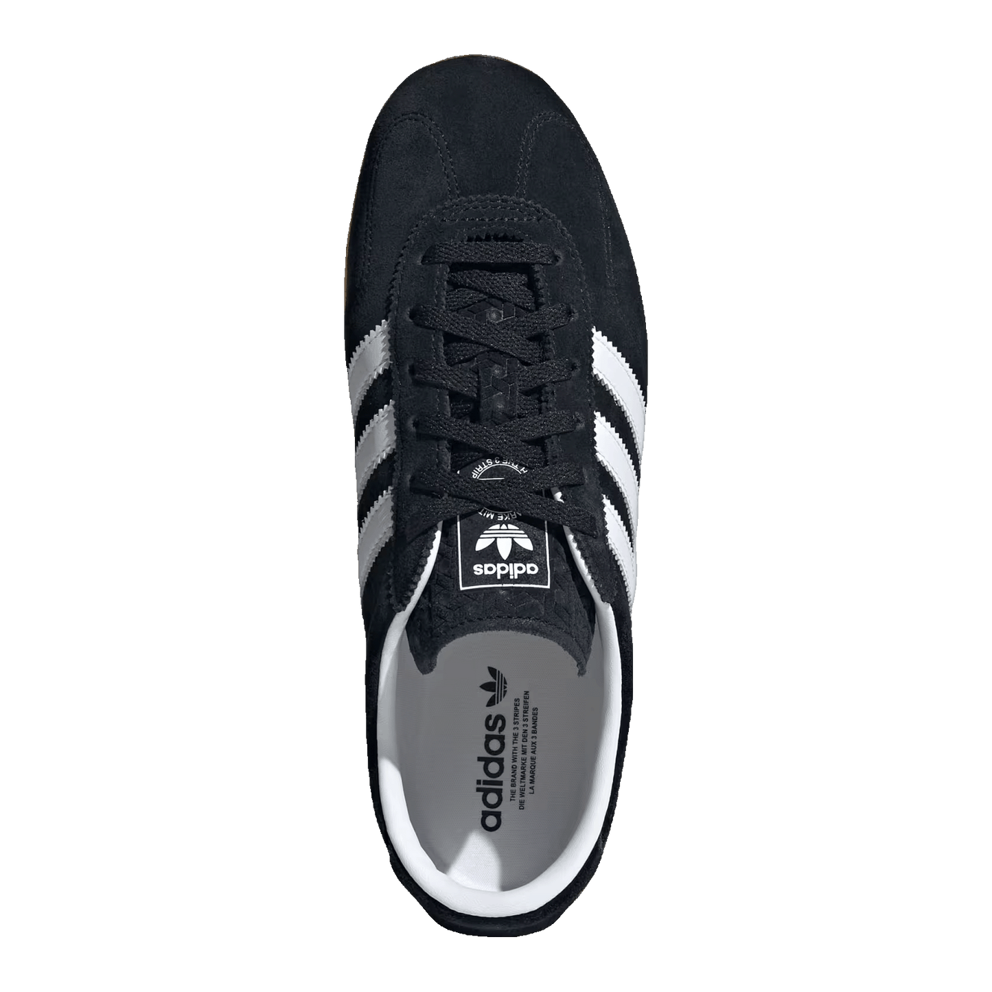 adidas Gazelle Lo Pro Black White Gum (W) Oben JR8886