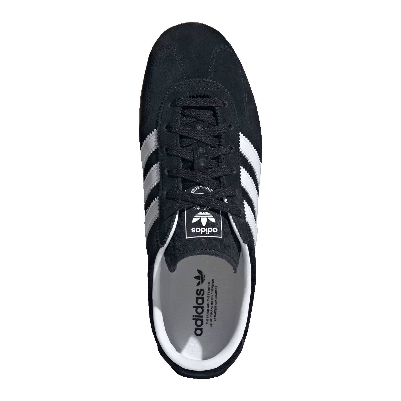 adidas Gazelle Lo Pro Black White Gum (W) Oben JR8886