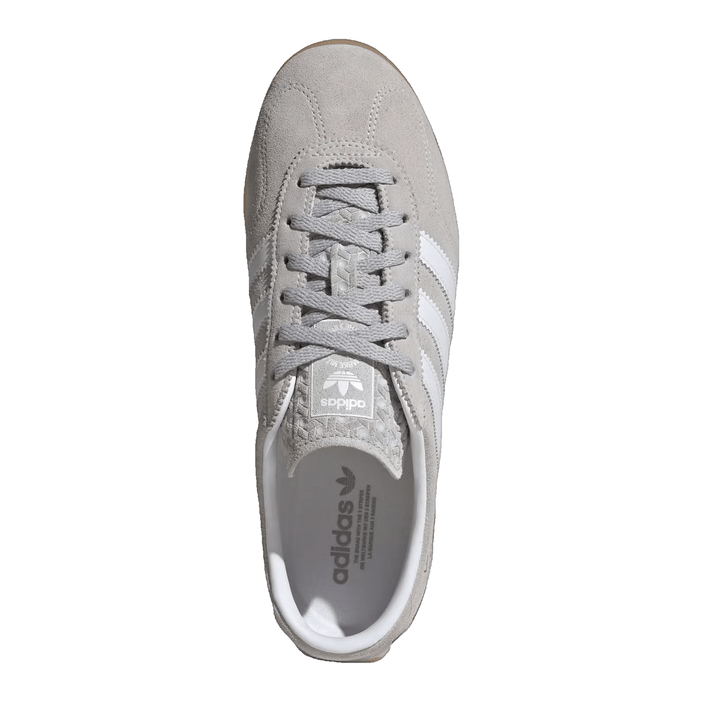adidas Gazelle Lo Pro Grey White Gum (W) Oben JS4516