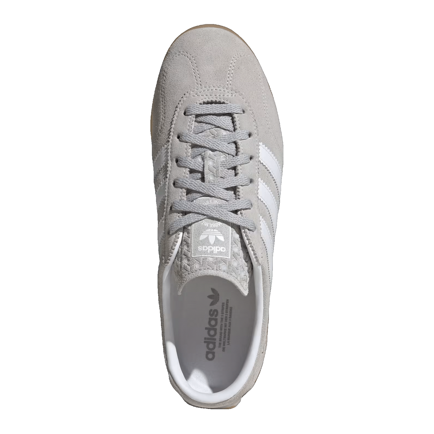 adidas Gazelle Lo Pro Grey White Gum (W) Oben JS4516