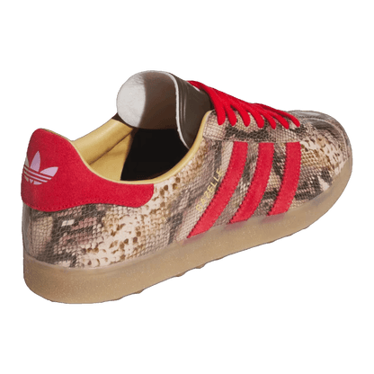 adidas Gazelle Lux Spikeless Golf Snakeskin Preloved Brown Better Scarlet Back