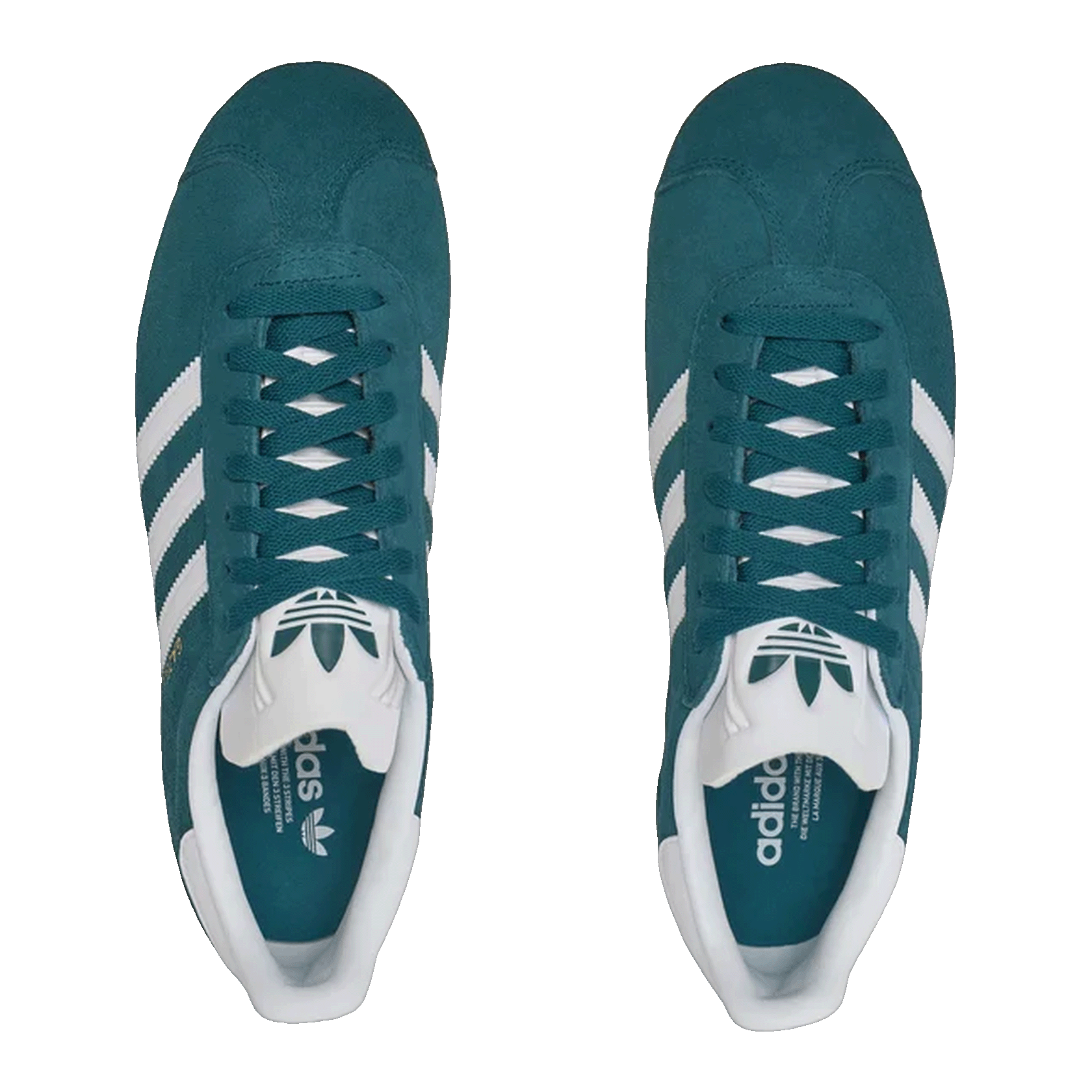 adidas Gazelle Mystery Green Cloud White Gold Metallic Oben JH5383