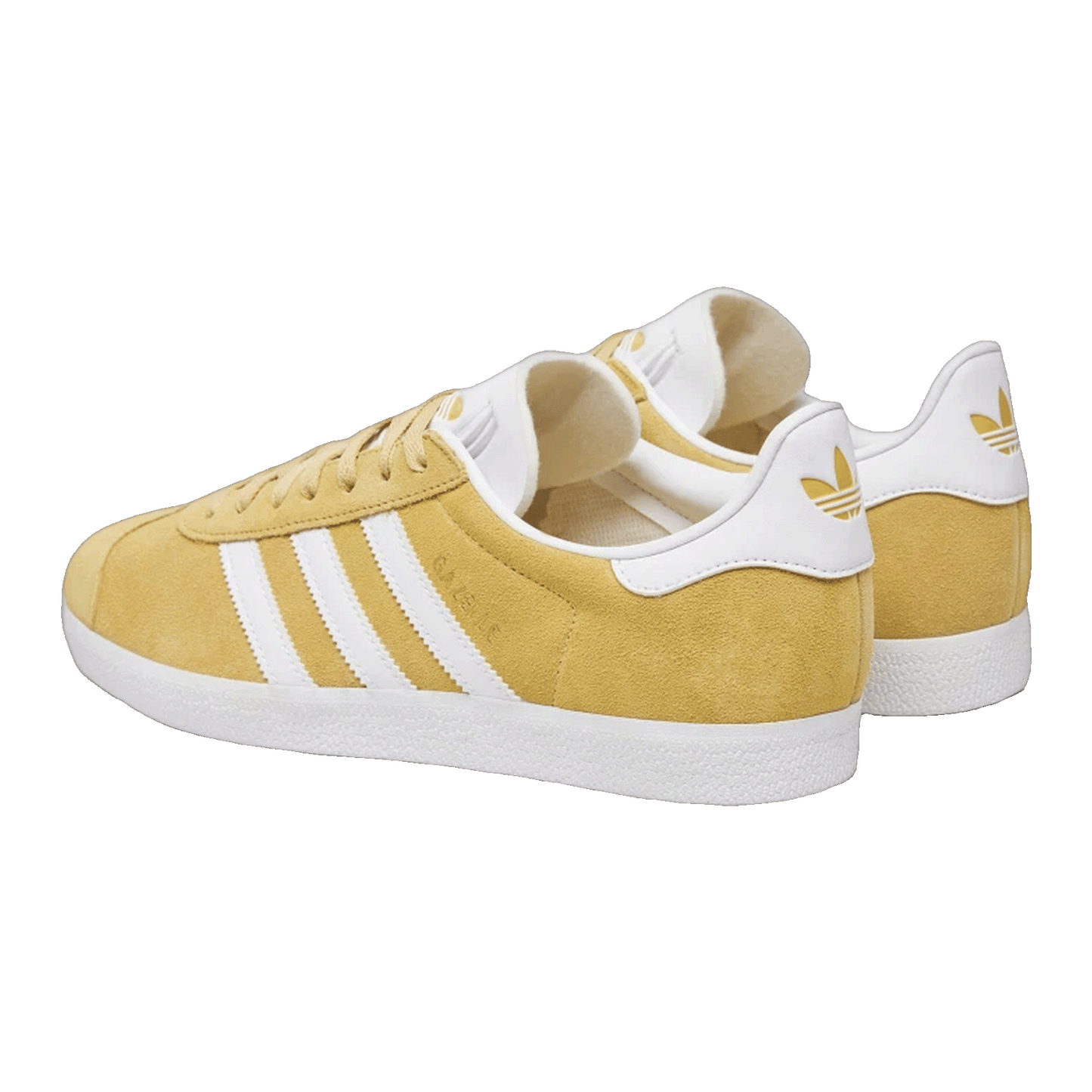 adidas Gazelle Oat Cloud White Gold Metallic Back JH5382