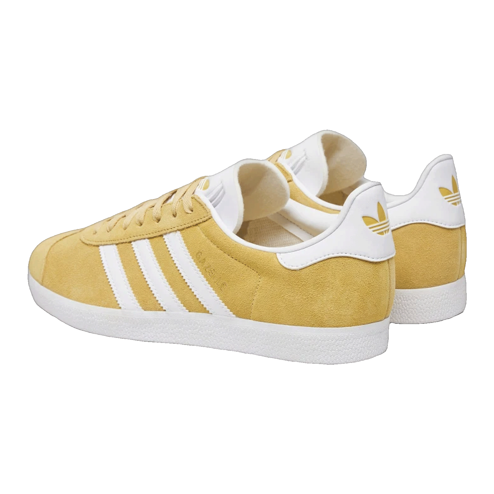 adidas Gazelle Oat Cloud White Gold Metallic Back JH5382