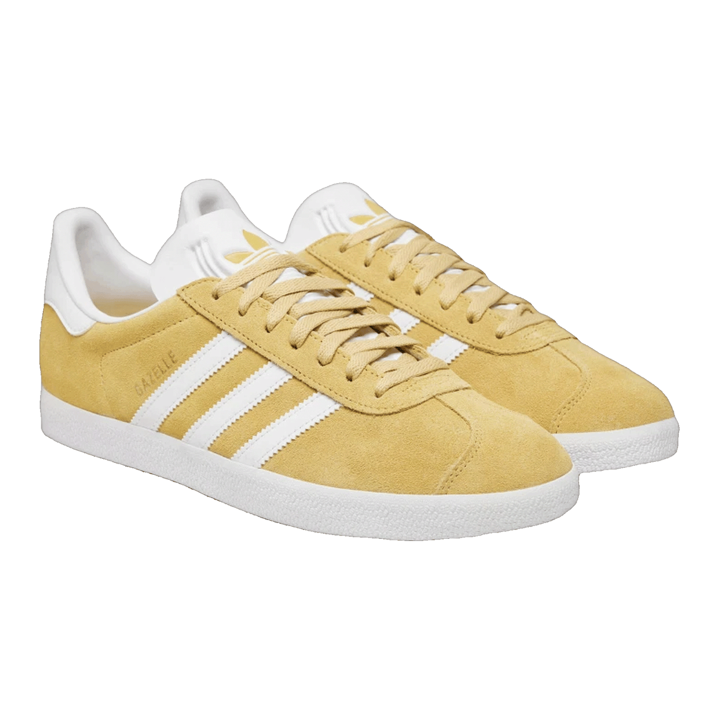 adidas Gazelle Oat Cloud White Gold Metallic Side JH5382