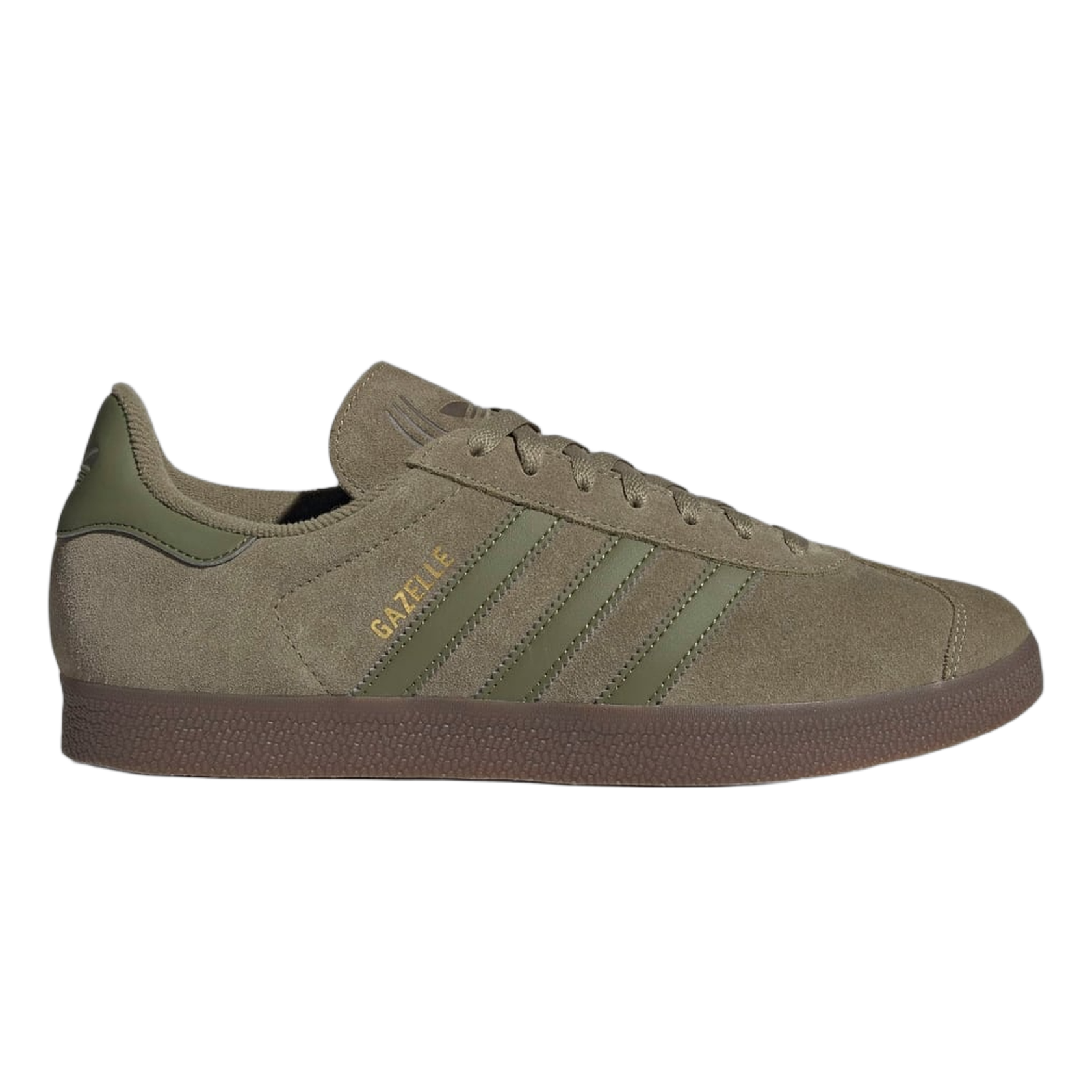 adidas Gazelle Orbit Green Focus Olive Gold Metallic JR6288