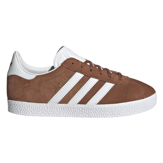 adidas Gazelle Preloved Brown Cloud White Gold Metallic (GS) IF9802