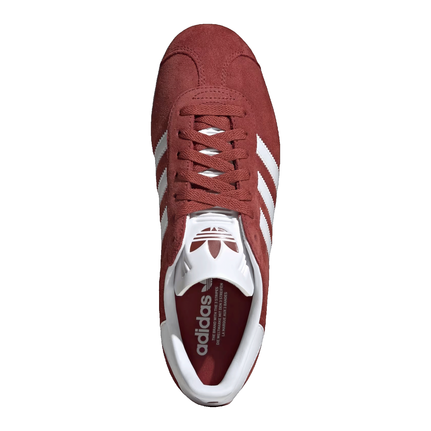 adidas Gazelle Preloved Ruby Cloud White Gold Metallic Oben