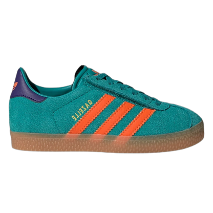 adidas Gazelle Pure Teal Impact Orange Collegiate Purple (GS) JR5943