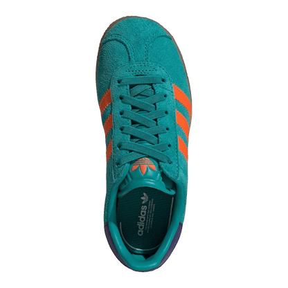 adidas Gazelle Pure Teal Impact Orange Collegiate Purple (GS) Oben JR5943