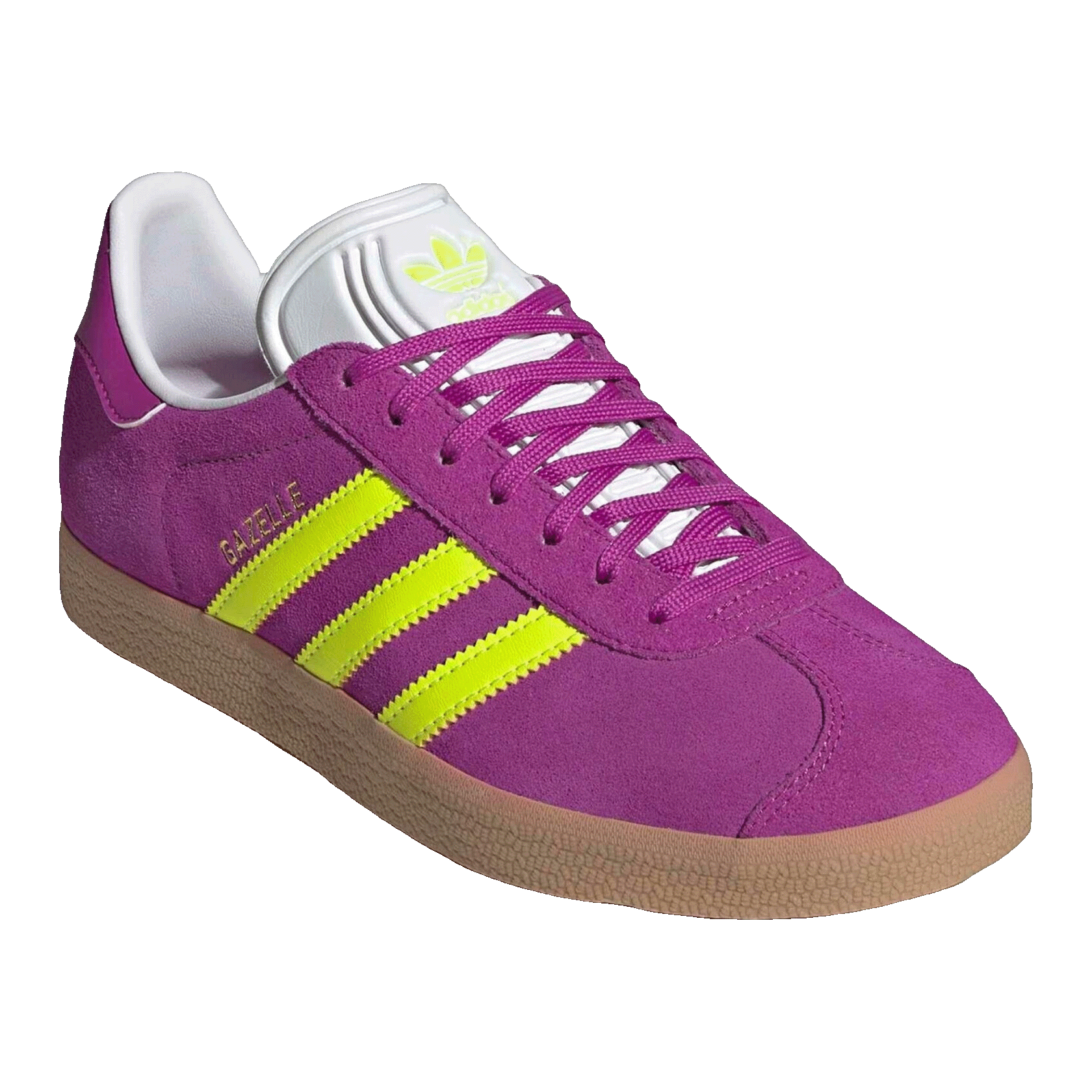 adidas Gazelle Purple Burst Solar Yellow (W) Side JI1373