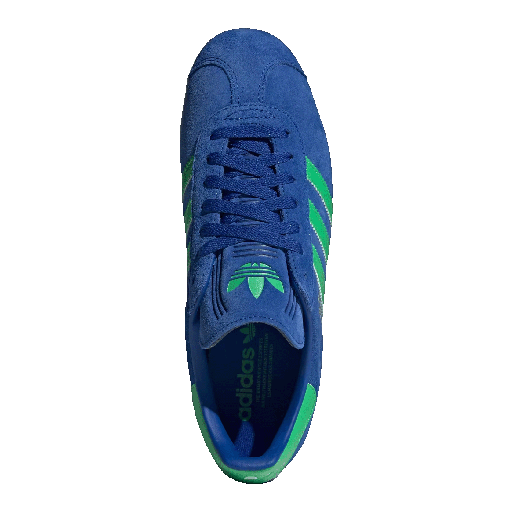 adidas Gazelle Royal Blue Energy Green Oben JH5389
