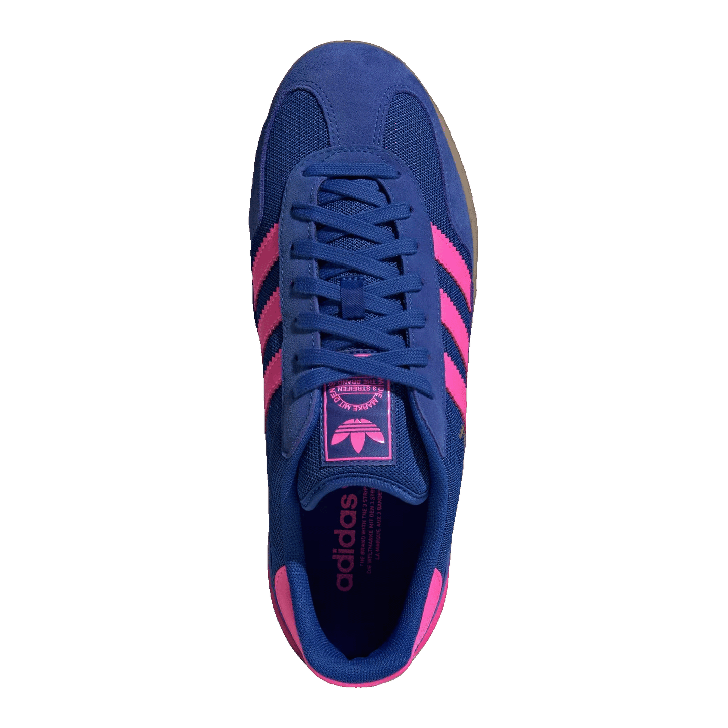 adidas Gazelle Sala Royal Blue Lucid Pink Oben JR3838