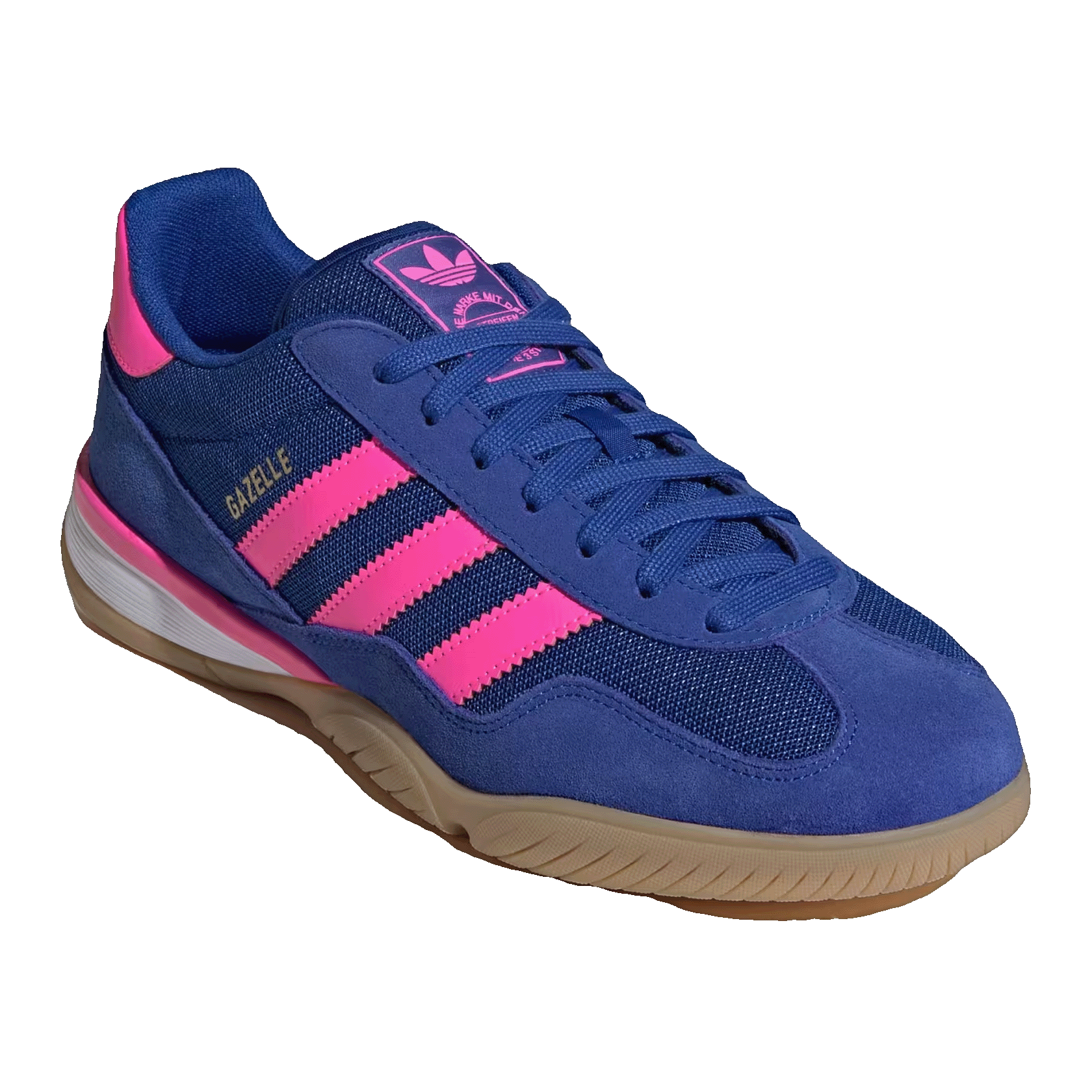 adidas Gazelle Sala Royal Blue Lucid Pink Side JR3838