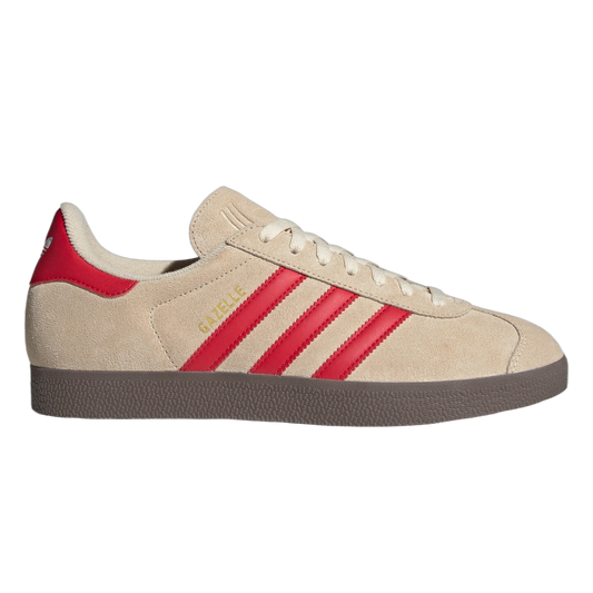 adidas Gazelle Sand Strata Better Scarlet Cloud White JH5393