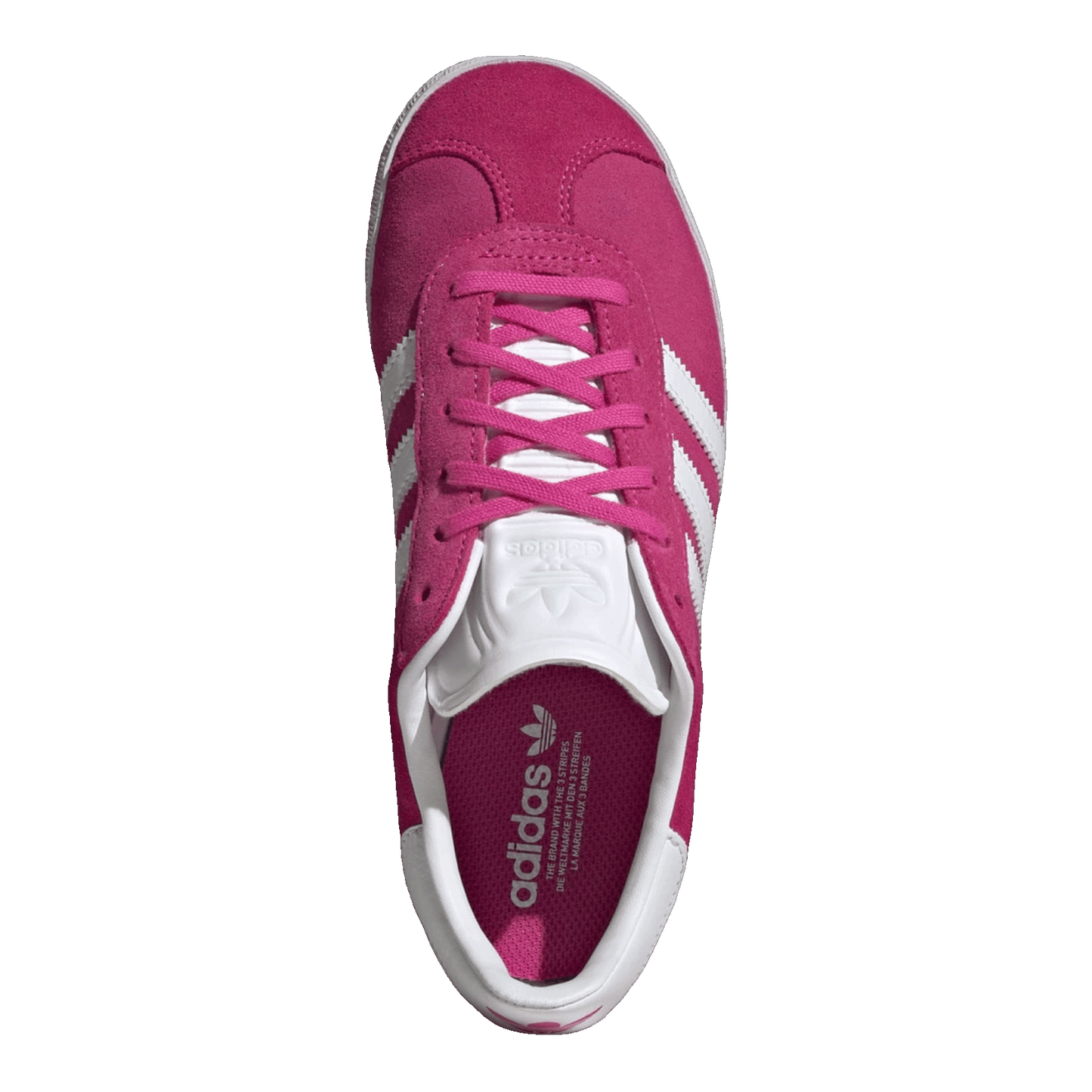 adidas Gazelle Semi Lucid Fuchsia Cloud White Gold Metallic (GS) Oben IF9801