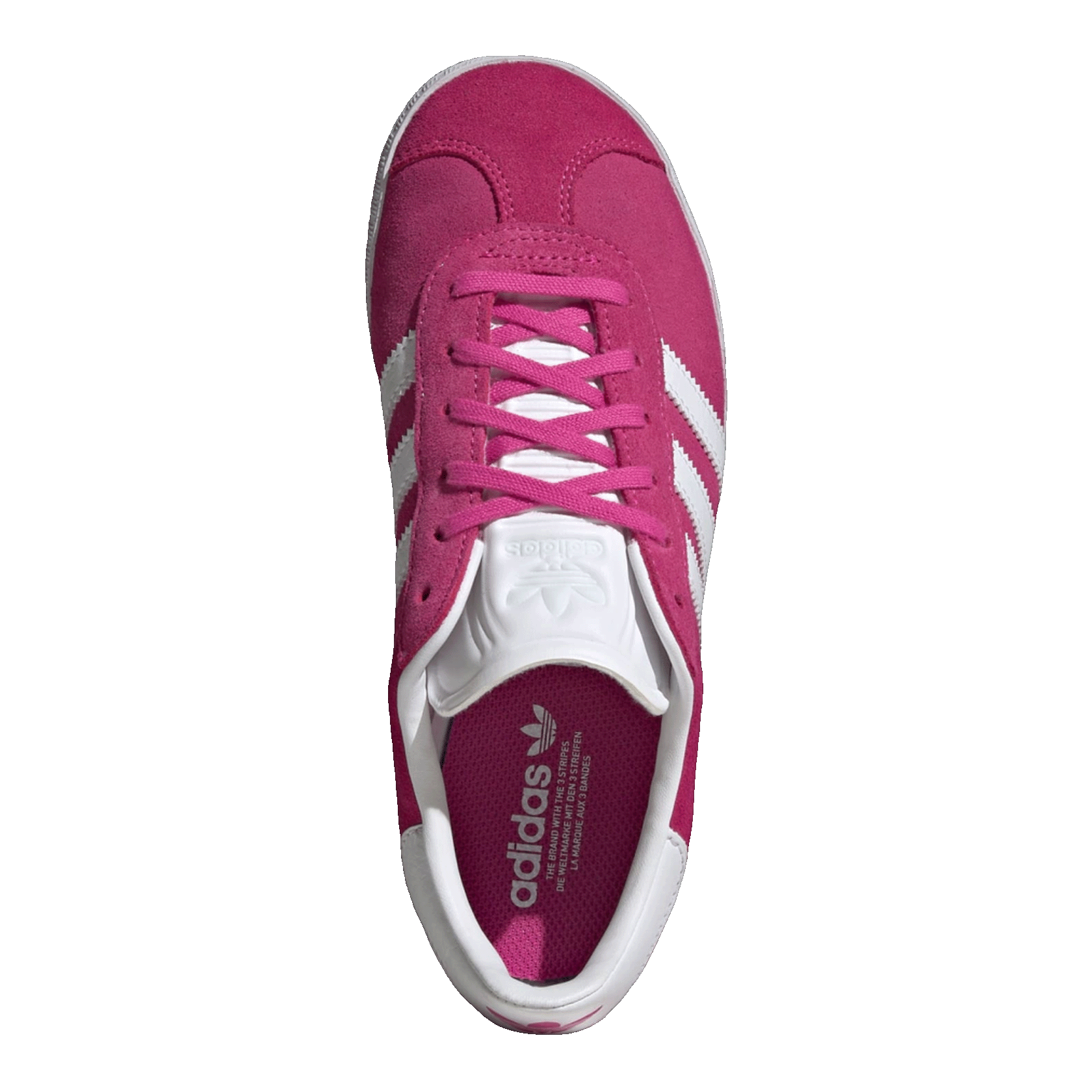 adidas Gazelle Semi Lucid Fuchsia Cloud White Gold Metallic (GS) Oben IF9801