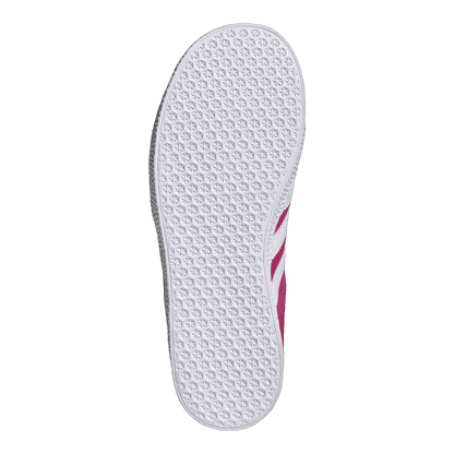 adidas Gazelle Semi Lucid Fuchsia Cloud White Gold Metallic (GS) Sohle