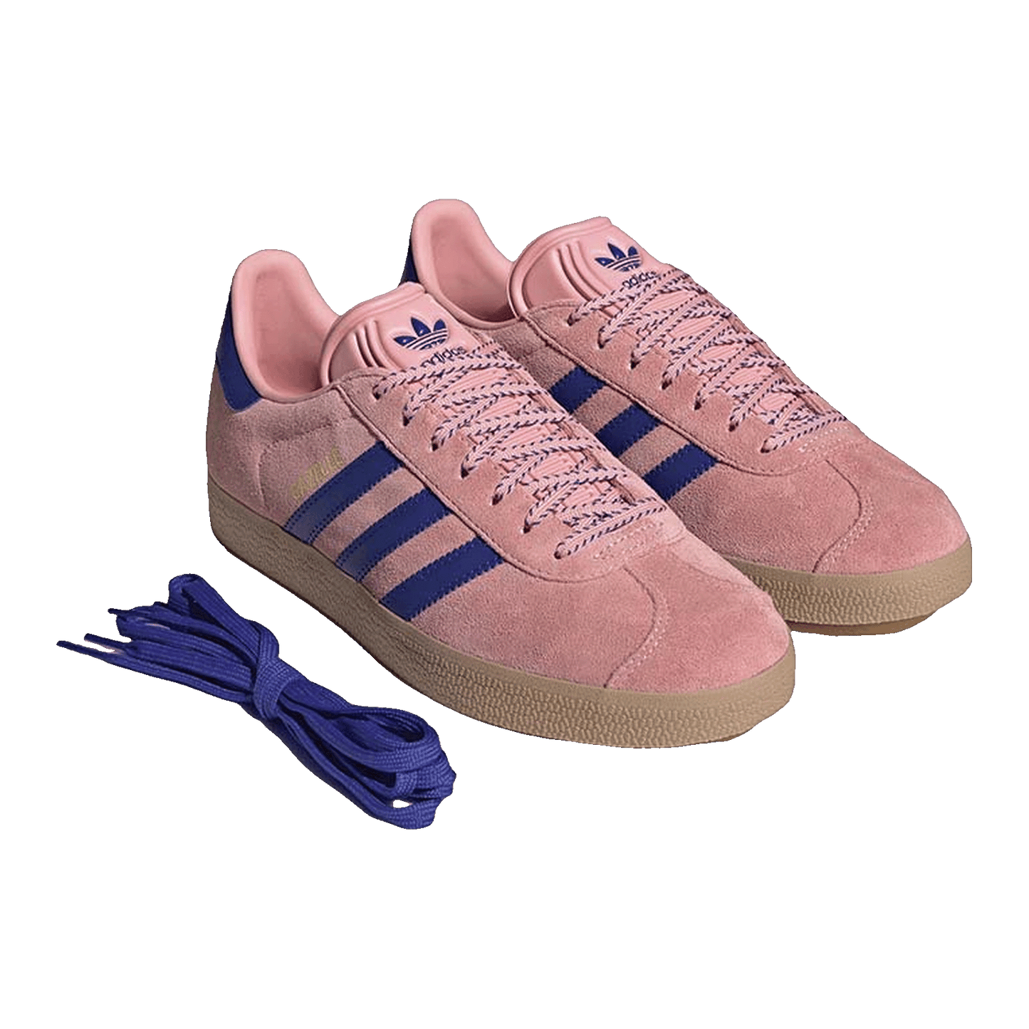 adidas Gazelle Semi Pink Spark Lucid Blue Pure Sulfur (W) Side JH7213