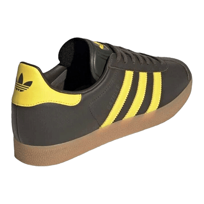 adidas Gazelle Shadow Olive Yellow Gum Back HQ9873