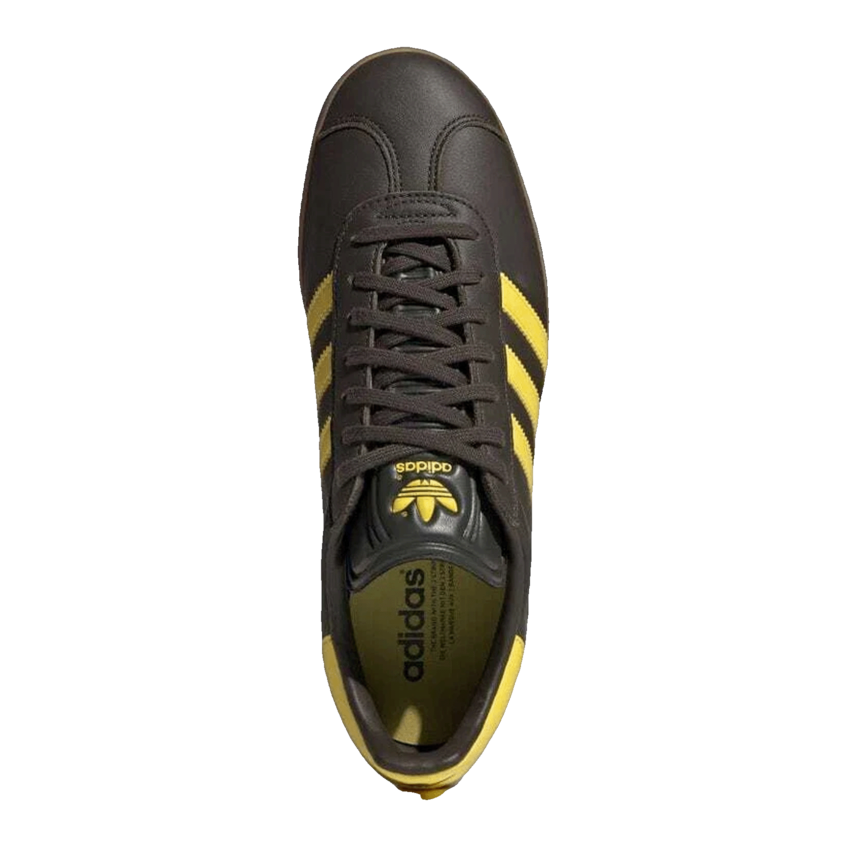 adidas Gazelle Shadow Olive Yellow Gum Oben HQ9873