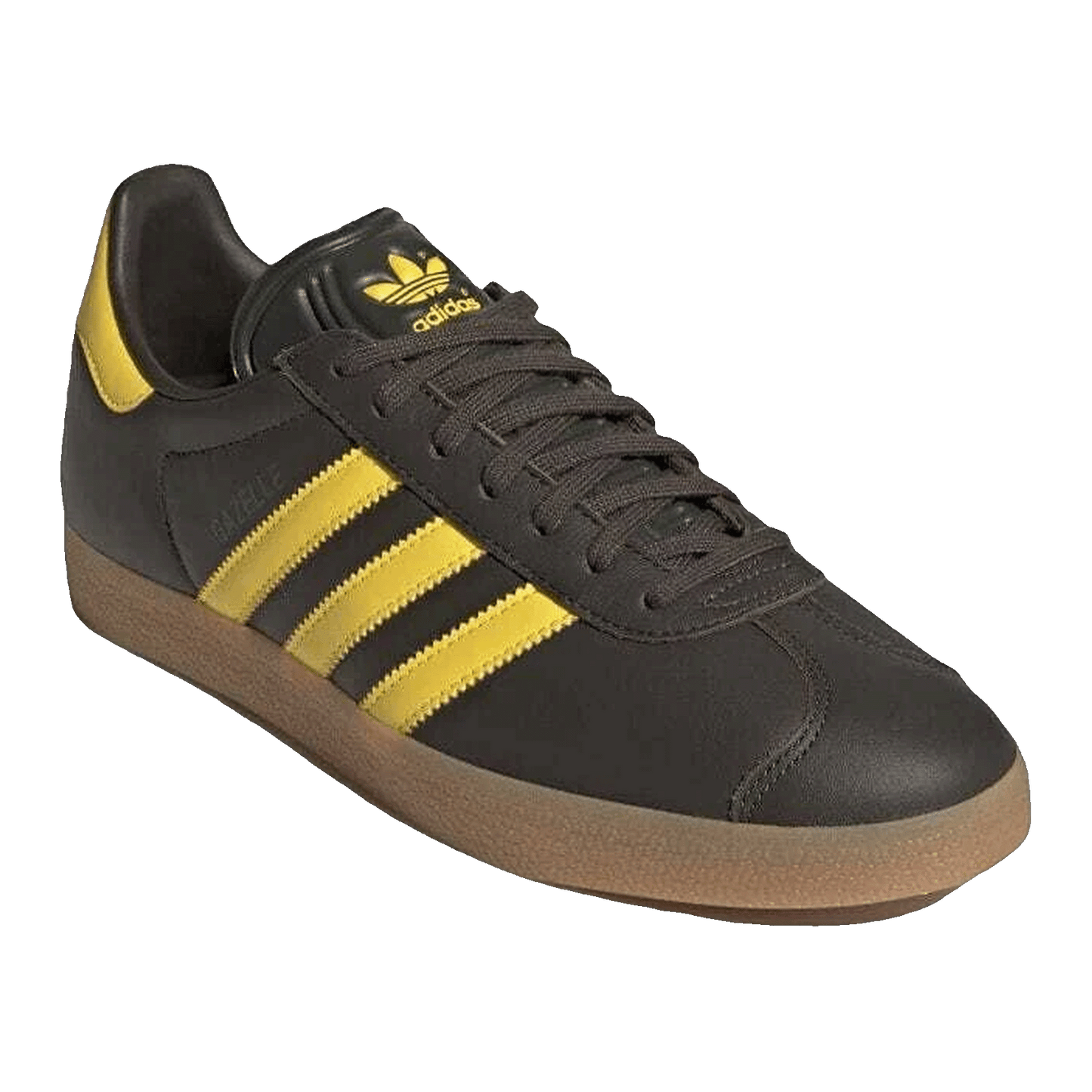 adidas Gazelle Shadow Olive Yellow Gum Side HQ9873