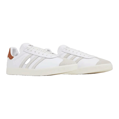adidas Gazelle Shoe Palace White Brown Side IF4600