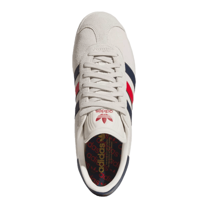 adidas Gazelle Spikeless Golf Alumina Night Indigo Better Scarlet Oben