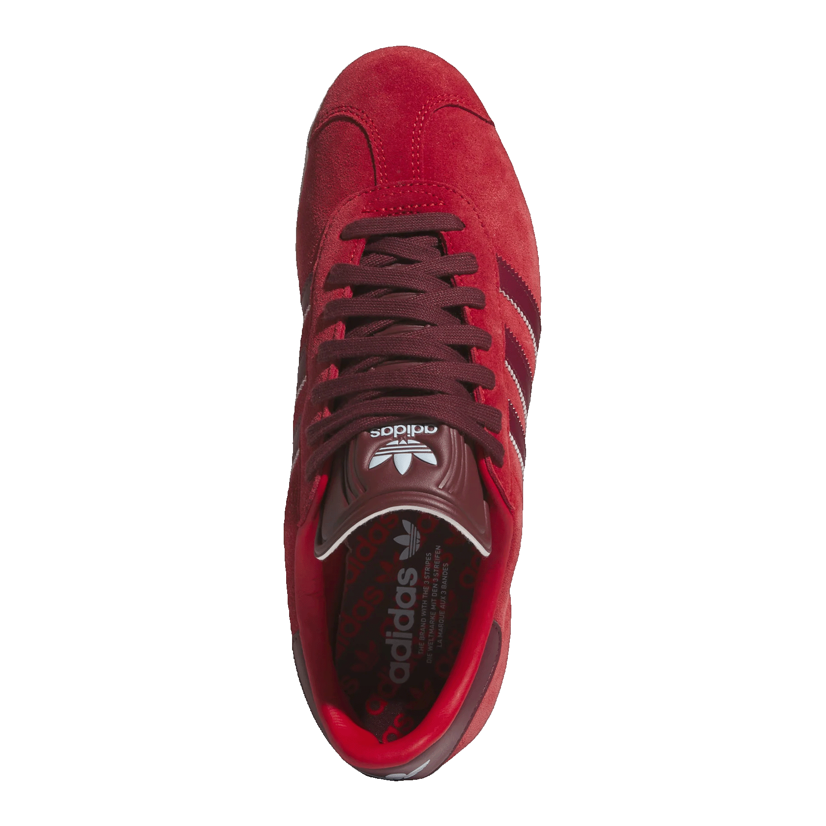 adidas Gazelle Spikeless Golf Better Scarlet White Oben