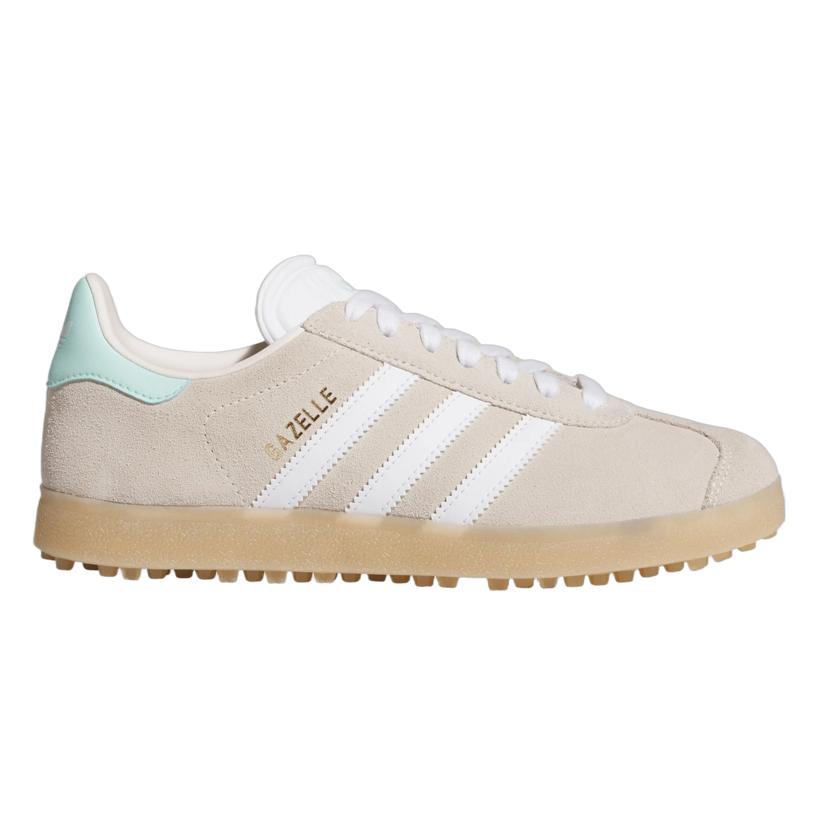 adidas Gazelle Spikeless Golf Chalk White Clear Mint (W) HP7075