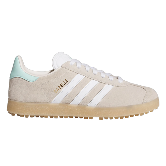 adidas Gazelle Spikeless Golf Chalk White Clear Mint (W) HP7075
