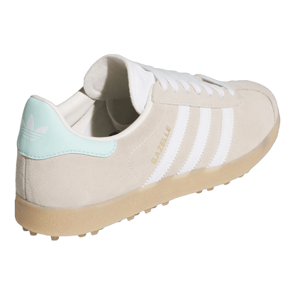 adidas Gazelle Spikeless Golf Chalk White Clear Mint (W) Back HP7075