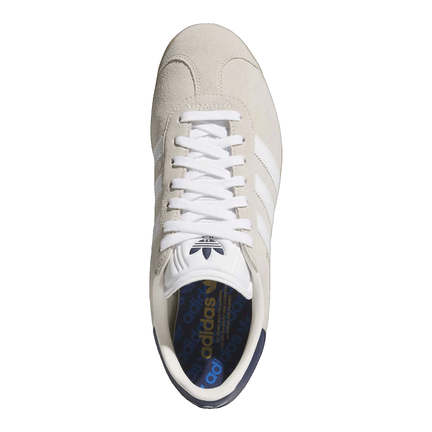 adidas Gazelle Spikeless Golf Chalk White Night Indigo Oben HP7073