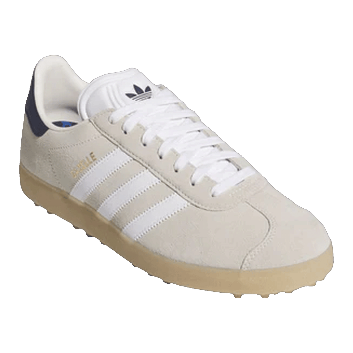 adidas Gazelle Spikeless Golf Chalk White Night Indigo Side HP7073