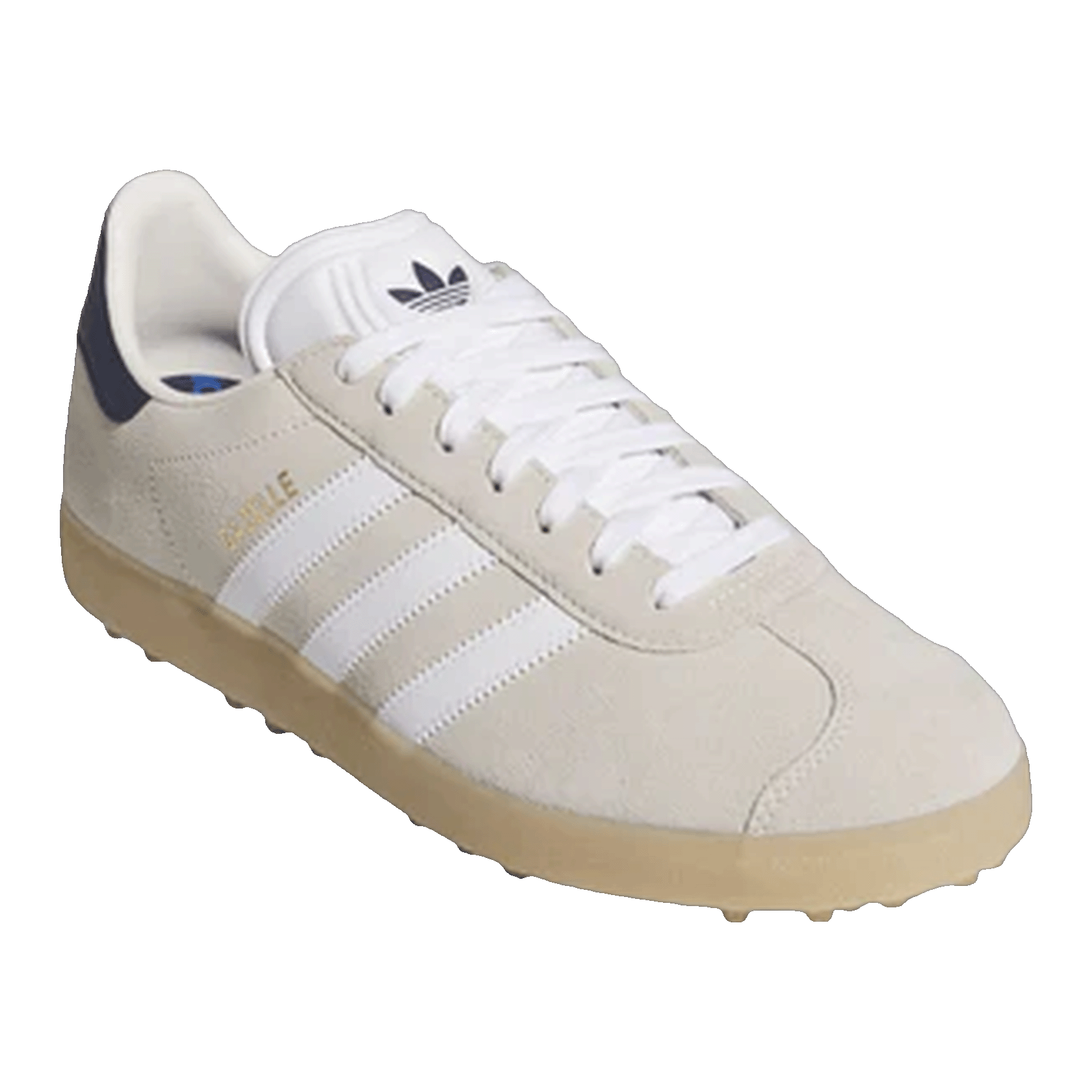 adidas Gazelle Spikeless Golf Chalk White Night Indigo Side HP7073