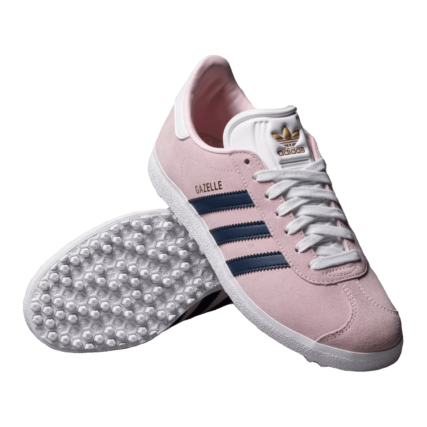 adidas Gazelle Spikeless Golf Clear Pink Night Indigo (W) Side
