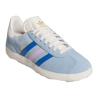 adidas Gazelle Spikeless Golf Clear Sky Blue Bird Bliss Lilac (W) Side JQ7756