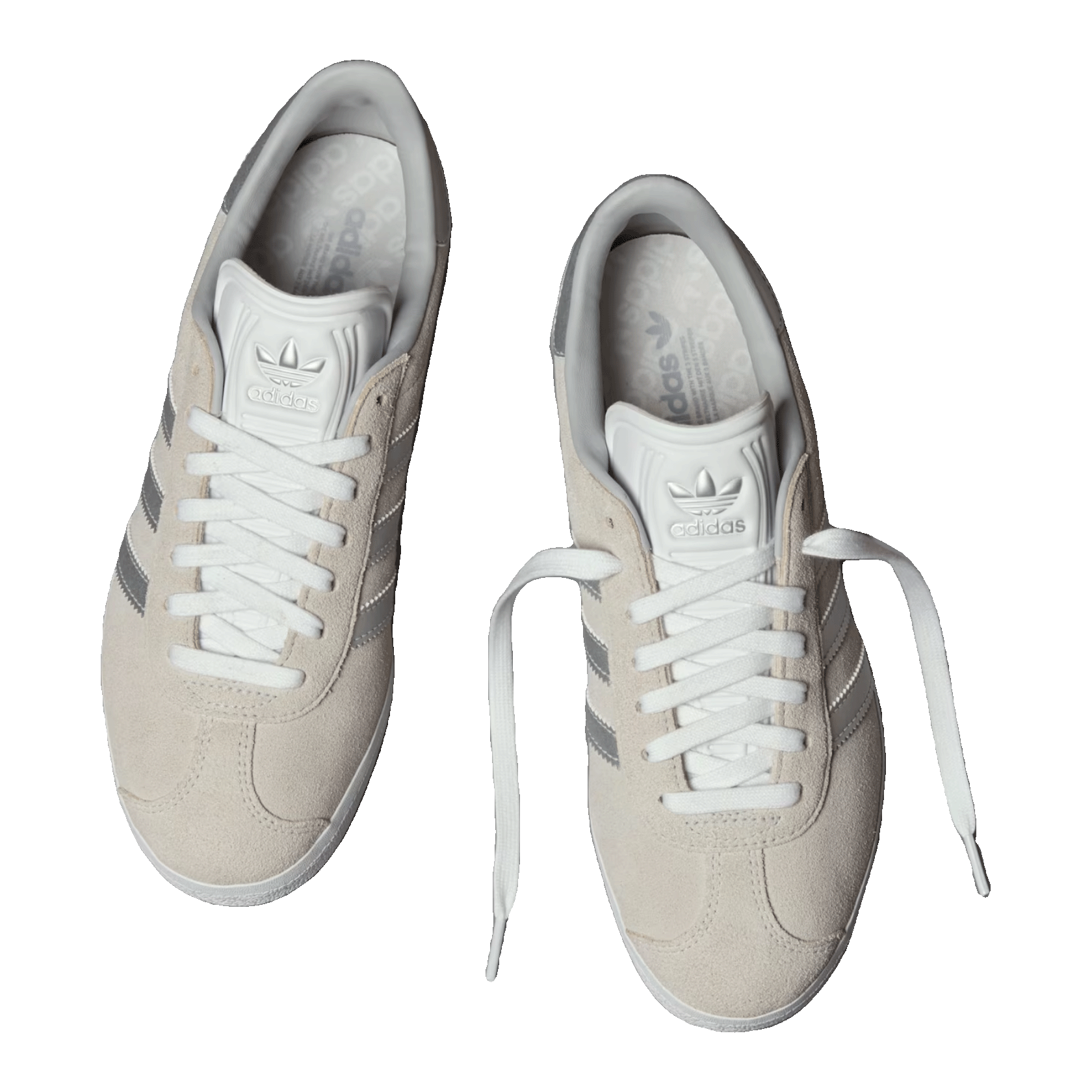 adidas Gazelle Spikeless Golf Crystal White Silver (W) Oben