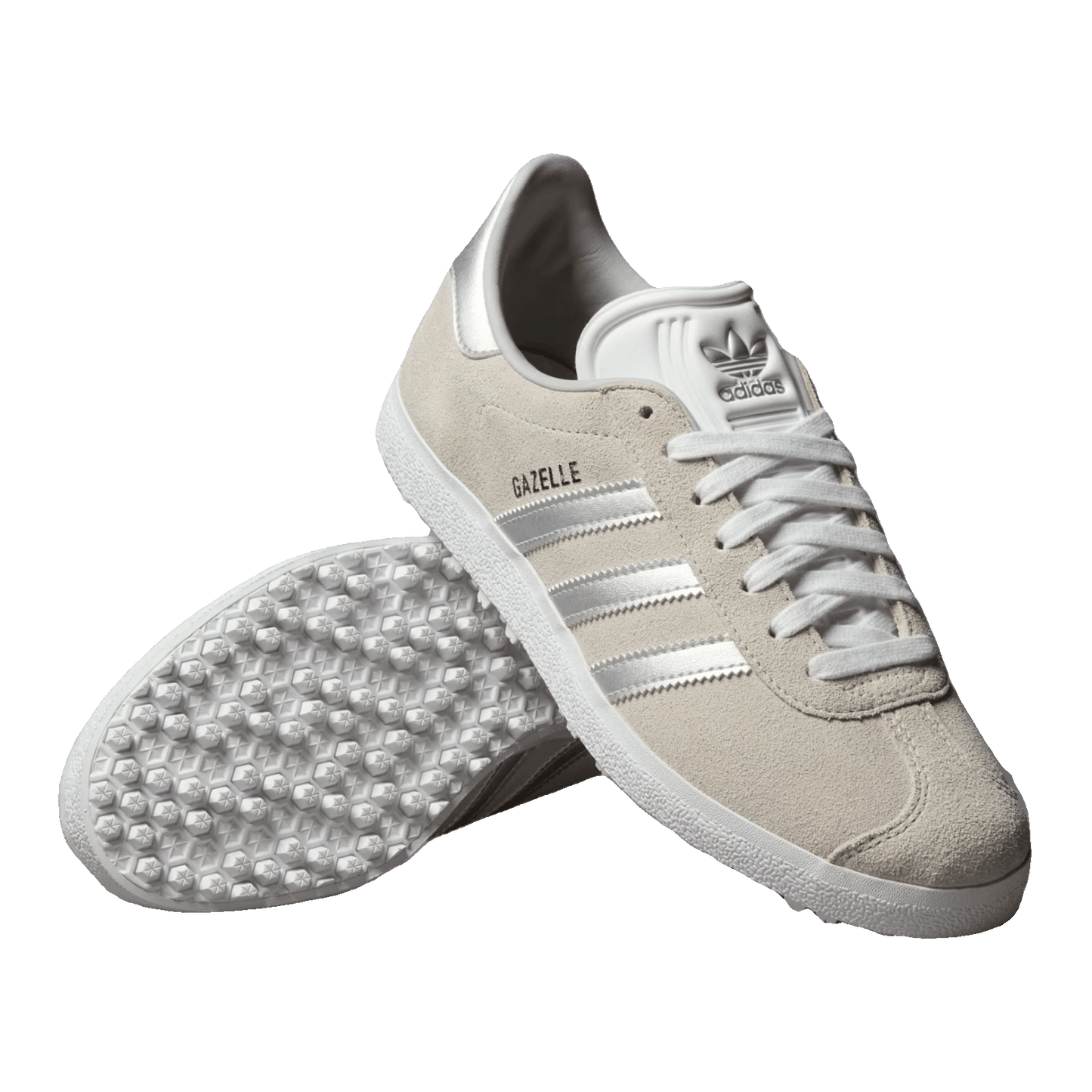 adidas Gazelle Spikeless Golf Crystal White Silver (W) Side
