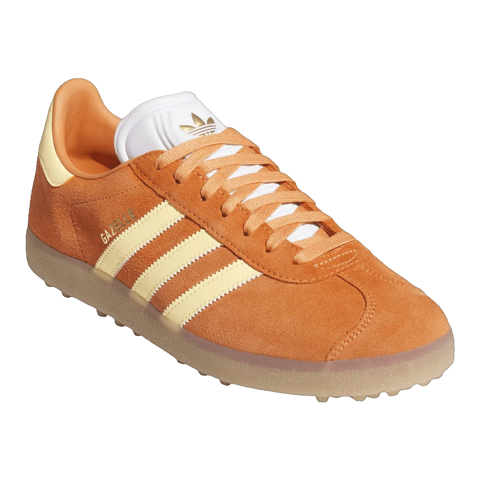 adidas Gazelle Spikeless Golf Dusky Orange Ice Tangerine Side HP7074